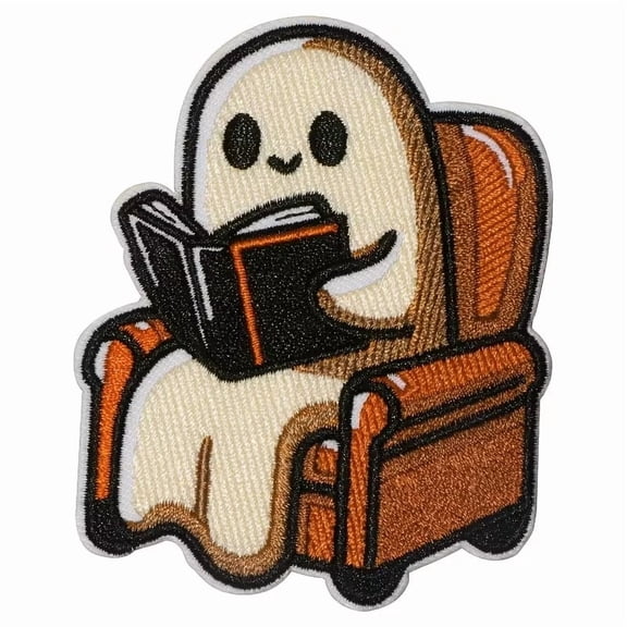 3 pack Little Monster Reading Embroidery Patches