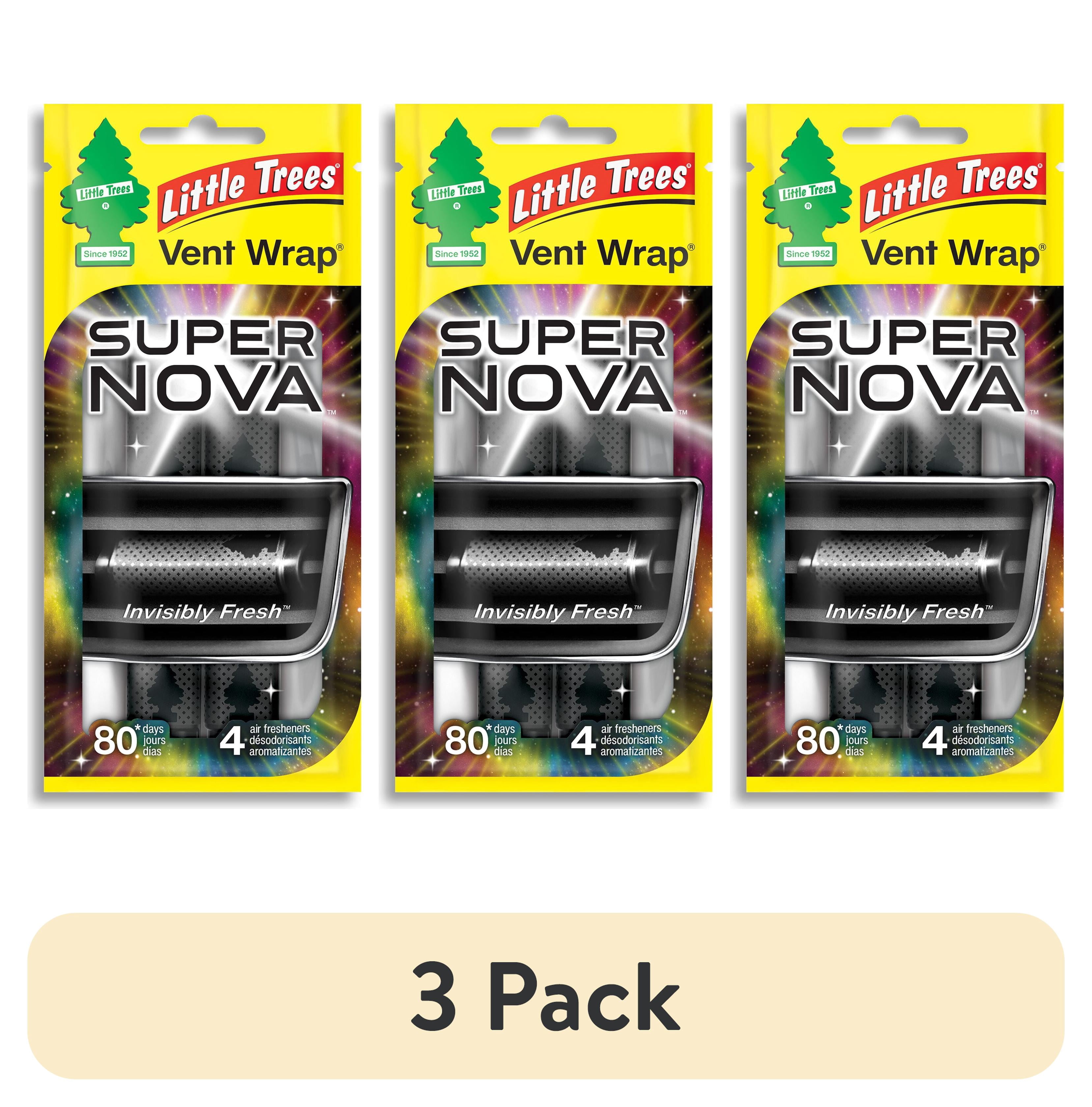 (3 pack) LITTLE TREES VENT WRAP SUPERNOVA 4 CT
