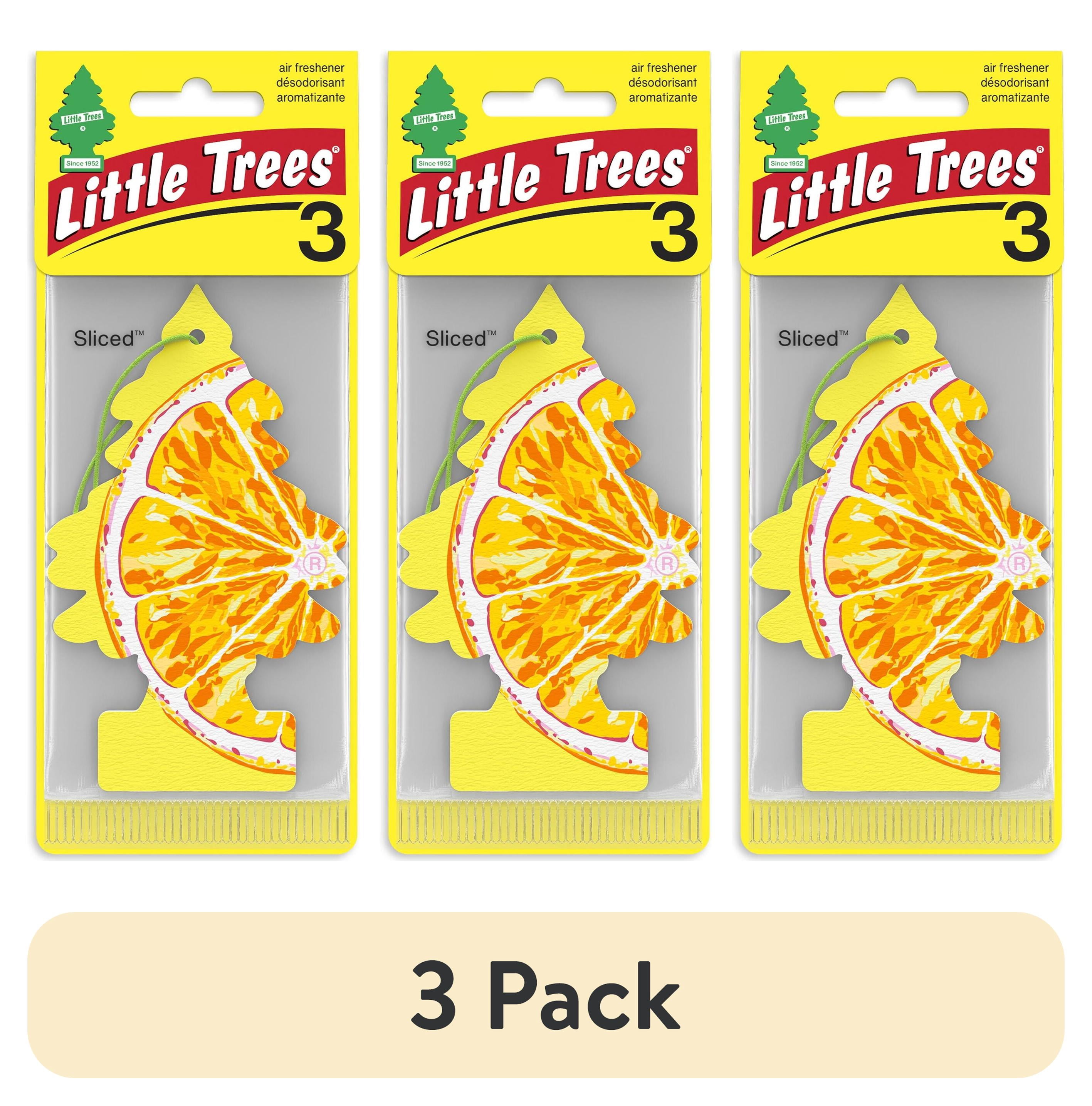 3 pack) Little Trees Air Freshener Sliced Fragrance 3-Pack