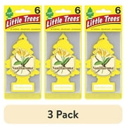 (3 pack) Little Trees Air Freshener Vanillaroma Fragrance 6-Pack