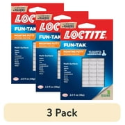 (3 pack) Loctite Eco Fun-Tak Mounting Putty, Pack of 1, White 2 oz Wallet