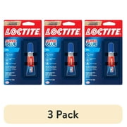 (3 pack) Loctite Super Glue Gel Tube, Pack of 1, Clear 0.07 oz Tube