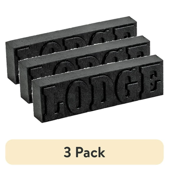 (3 pack) Lodge Cast Iron Black Rust Eraser