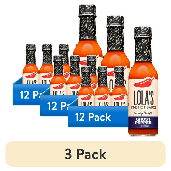 (3 pack) Lola's Fine Hot Sauce - Ghost Pepper 5oz.