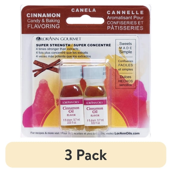 (3 pack) Candy and Baking Flavoring, 0.125oz Bottle, 2/Pkg