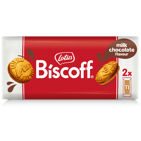 (3 pack) Lotus Biscoff Sandwich Chocolate Flavor Cookie 11p x 2