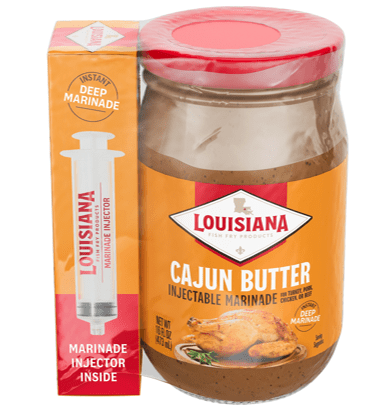(3 pack) Louisiana Fish Fry Plastic Cajun Butter Marinade, 16 oz