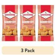 (3 pack) Louisiana Fish Fry Products Crispy Seasoned Shrimp Fry Batter Powder Mix, 10 oz Bag