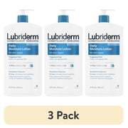 3 pack Lubriderm Daily Moisture Body Lotion + Pro-Ceramide, Fragrance Free, 24 Fl oz