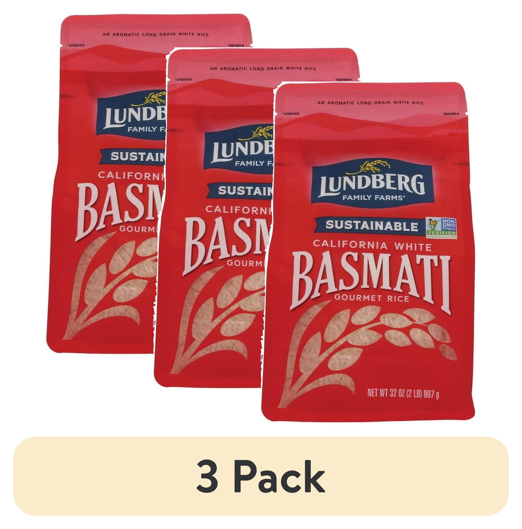 (3 pack) Lundberg Family Farms White Basmati Rice - 6 ct - Walmart.com