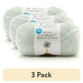 thumbnail image 1 of (3 pack) Luxe Merino Solid Yarn by Loops & Threads - Yarn for Knitting - Crochet - Weaving - and Arts & Crafts - Blue - Wool Blend - 5.3 oz, 1 of 4