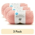 thumbnail image 1 of (3 pack) Luxe Merino Solid Yarn by Loops & Threads - Yarn for Knitting - Crochet - Weaving - and Arts & Crafts - Pink - Wool Blend - 5.3 oz, 1 of 4