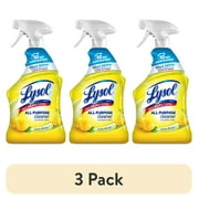(3 pack) Lysol®, All-Purpose Cleaner, Sanitizing and Disinfecting Spray, Lemon Breeze Scent, 32 oz, Bottle