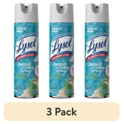 3 pack Lysol Brand New Day Disinfectant Spray, Sanitizing and Antibacterial Bathroom Spray, Deodorizer, Coconut Water & Sea Minerals, 19 oz