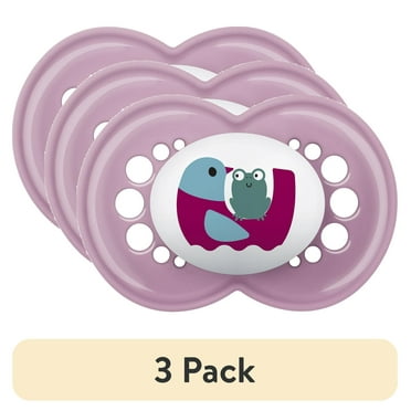 (3 pack) MAM Original Pacifier, 16+ Months, Girl, 2 pack