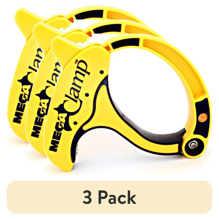 3 pack) MEGA CLAMP®-Yellow - Walmart.com