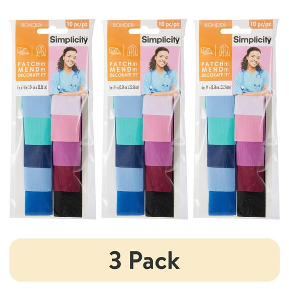 (3 pack) MENDING TAPE BDX STRIPS 10PC