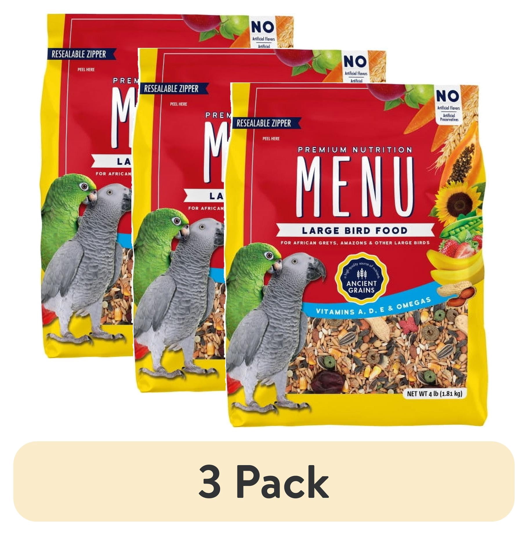 (3 pack) MENU Large Bird 4lb
