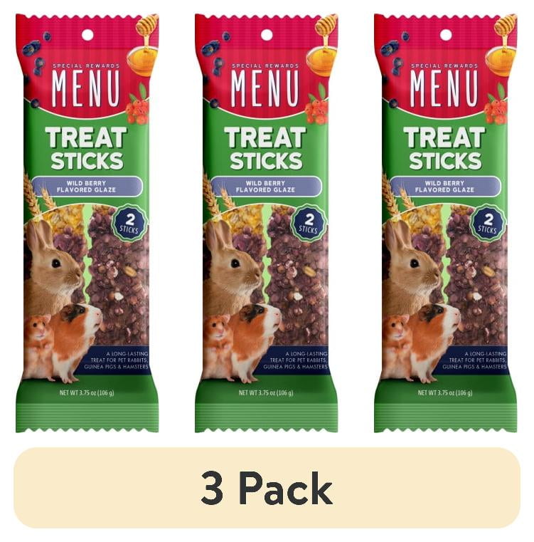 (3 pack) MENU Treat Sticks for Guinea Pig Wild Berry Flavored Glaze 3 ... - No-Bake Guinea Pig Treats With Berries