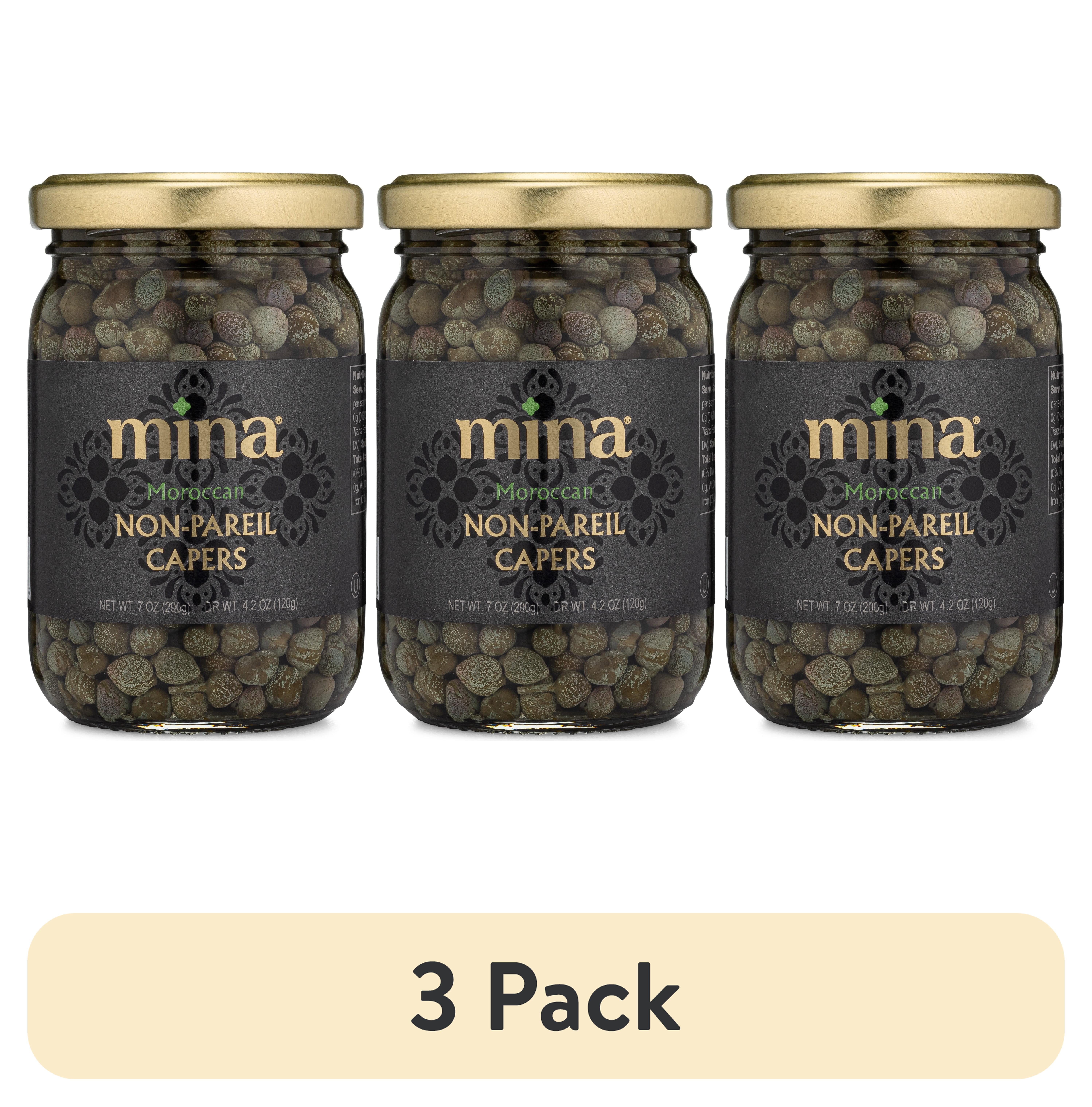 (3 pack) MINA, NON PAREIL CAPERS 7oz