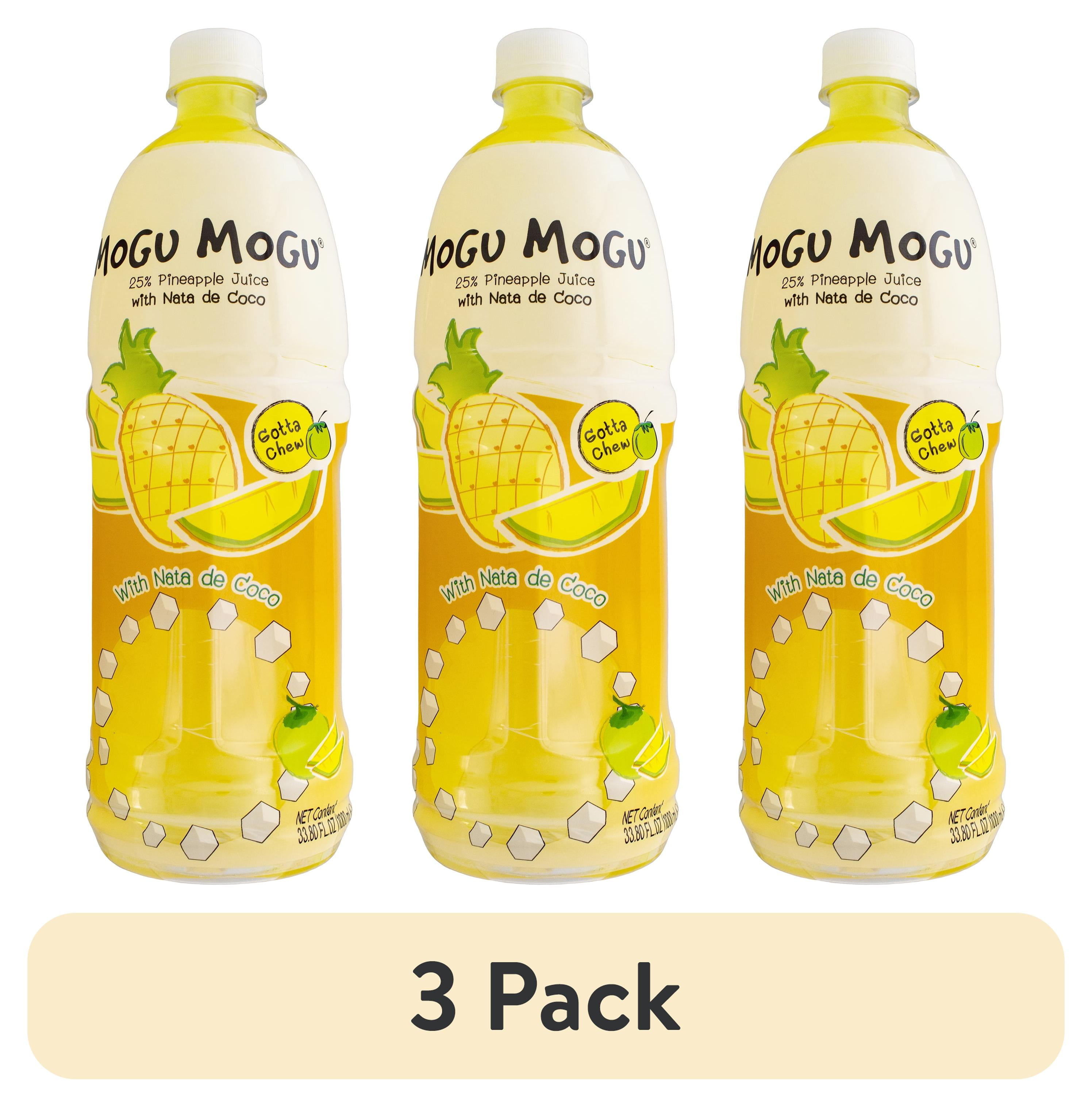 3 pack) MOGU MOGU PINEAPPLE WITH COCO, 33.8 FL OZ. - Walmart.com
