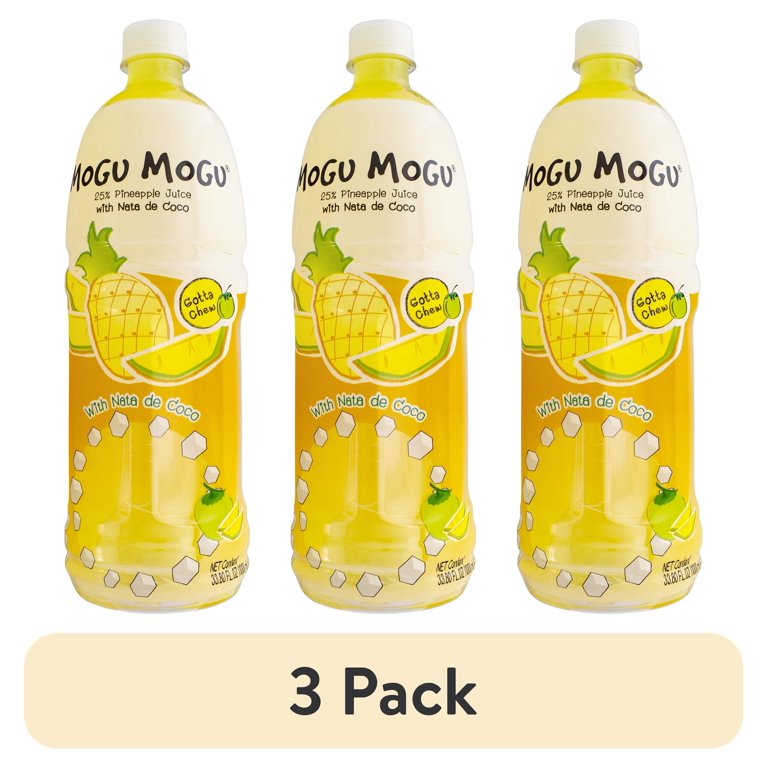 3 pack) MOGU MOGU PINEAPPLE WITH COCO, 33.8 FL OZ. - Walmart.com