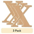 thumbnail image 1 of (3 pack) MPI Wood 8" Letter Classic Font X, 1 of 5