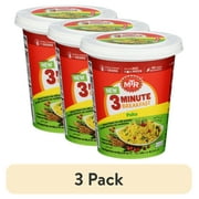 (3 pack) MTR brand Breakfast Poha Cup Regular Spice, 2.82 oz.