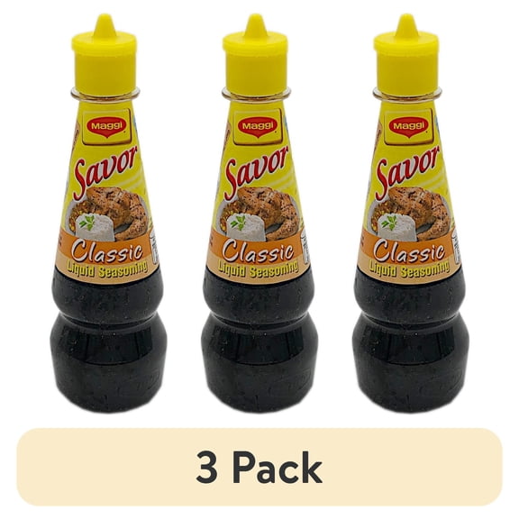 (3 pack) Maggi Savor Liquid Seasoning, Classic 130ml