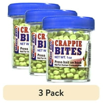 (3 pack) Magic Bait, Crappie Bites Fishing Bait, Chartreuse, 1oz
