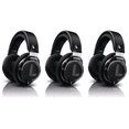 thumbnail image 1 of (3 pack) Magnavox HiFi Stereo Over-Ear Wired Headphones SHP9500M (Black) 1.5m Cable, 1 of 7