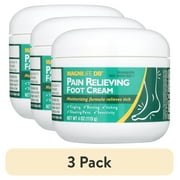 3 pack Magnilife DB Pain Relieving Diabetic Foot Cream, 4 oz
