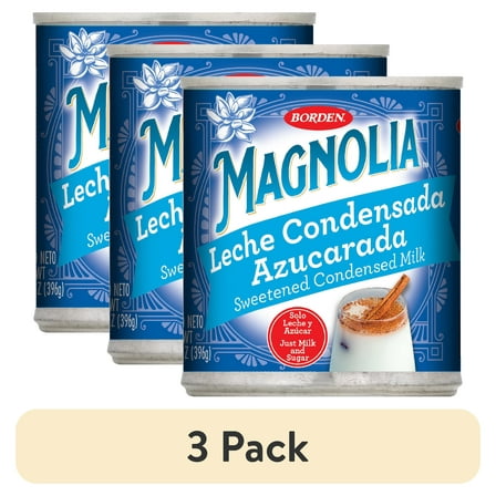 (3 pack) Magnolia Sweetened Condensed Milk, Gluten-Free, Kosher KOK Dairy, 14 fl oz Can