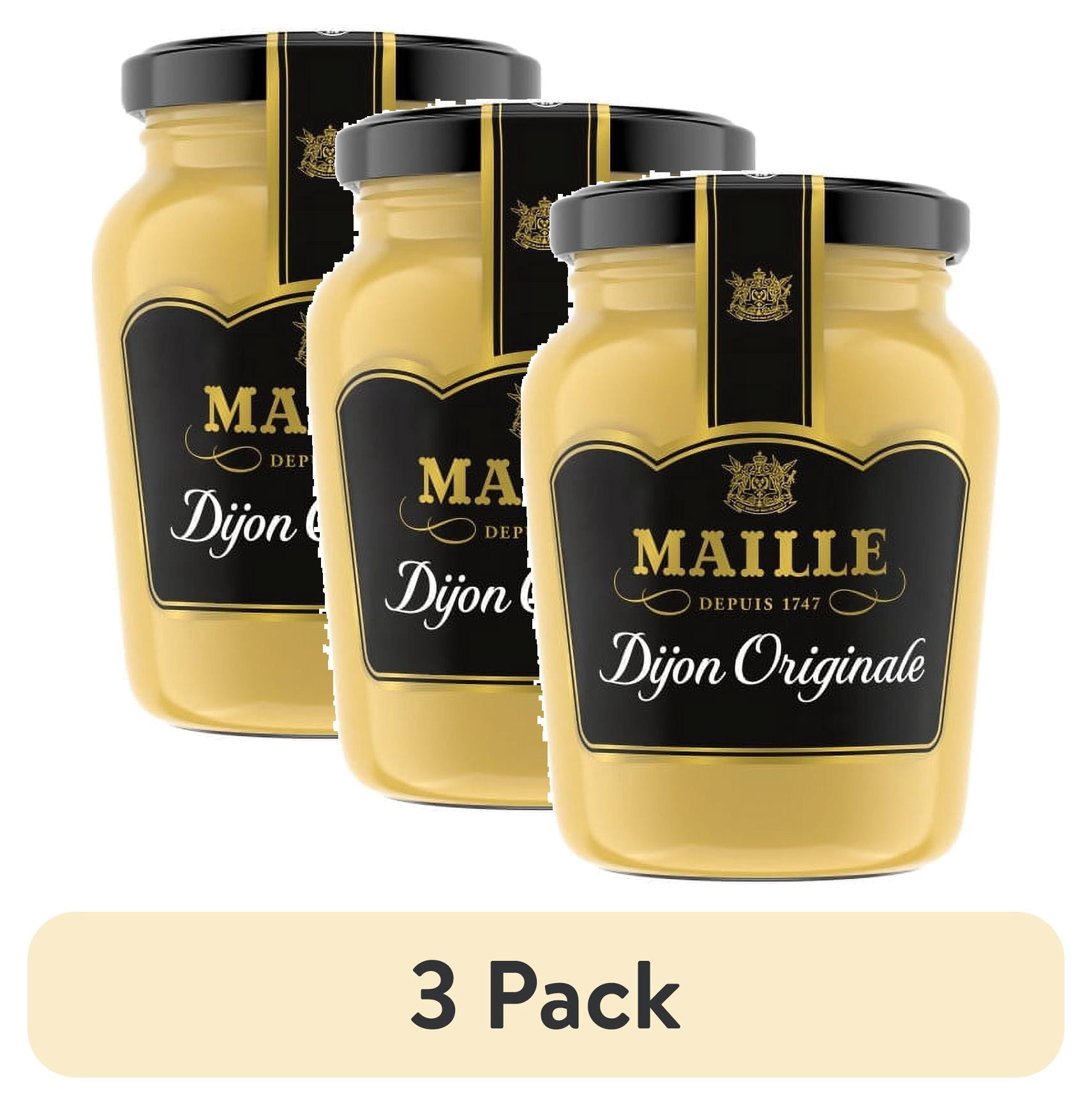 (3 pack) Maille Originale Dijon Mustard, 7.5 oz Jar