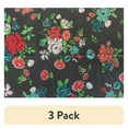 thumbnail image 1 of (3 pack) Mainstays 100% Cotton 1 Yard Precut Fabric Multi-color Grey Floral, 1 of 4
