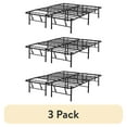 thumbnail image 1 of (3 pack) Mainstays 14" High Quad Fold Steel Platform Bed Frame, Queen, 1 of 17