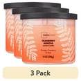 thumbnail interactive-video image 1 of (3 pack) Mainstays 3-Wick Ombre Wrap Cranberry Mimosa Candle, 14-Ounce, 1 of 9