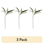 (3 pack) Mainstays 36" Artificial Green Dogtail Stem, Indoor Use