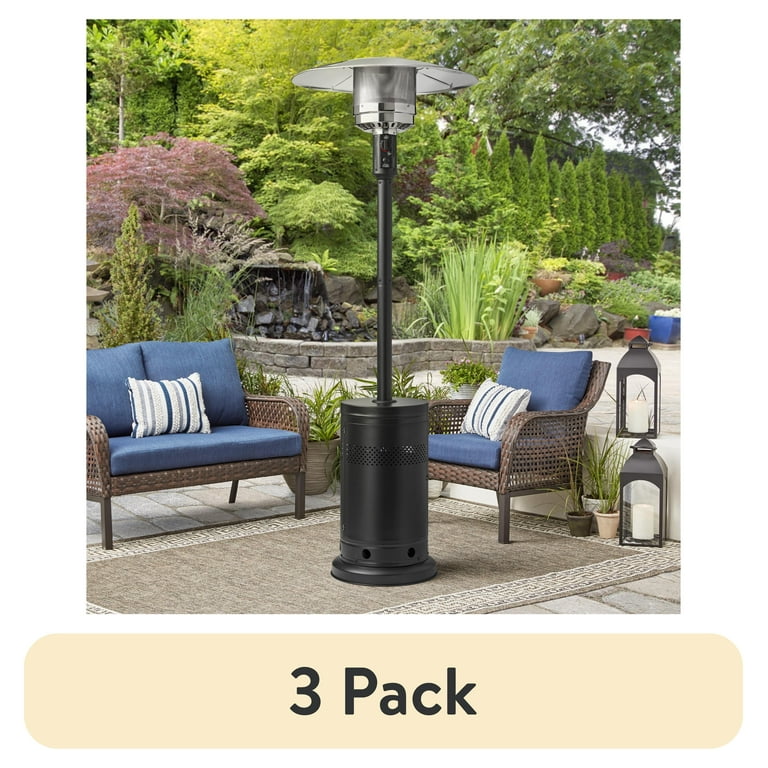 pack) Mainstays 48,000 BTU Freestanding Metal Propane Patio - Main Image