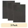 thumbnail interactive-video image 1 of (3 pack) Mainstays 54" x 78" Titan Grey Durable Indoor Utility Area Rug, 1 of 9