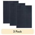 thumbnail interactive-video image 1 of (3 pack) Mainstays 54" x 78" Titan Navy Blue Durable Indoor Utility Area Rug, 1 of 10