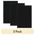 thumbnail interactive-video image 1 of (3 pack) Mainstays 54" x 78" Titan Solid Black Durable Indoor Area Rug, 1 of 9