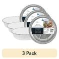 thumbnail interactive-video image 1 of (3 pack) Mainstays 9" Aluminum Round Cake Pans with Folded Lids, 4 Count,, 1 of 8