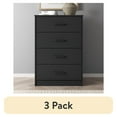 thumbnail interactive-video image 1 of (3 pack) Mainstays Ardent 4 Drawer Dresser, Black, 1 of 19