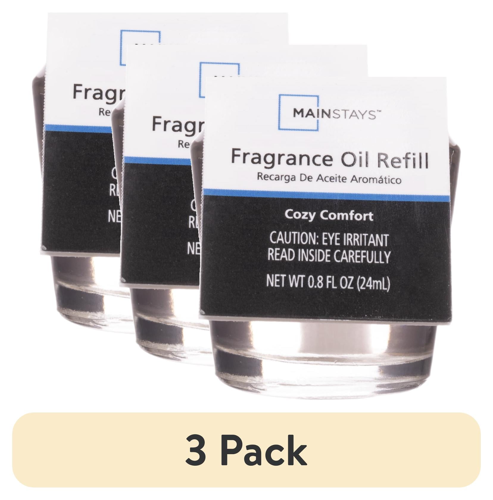 (3 pack) Mainstays Aroma Accents Oil Refill 24 mL, Cozy Comfort
