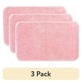 thumbnail image 1 of (3 pack) Mainstays Basic Polyester Bath Rug, Pink, 20" x 32", 1 of 10