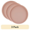 thumbnail image 1 of (3 pack) Mainstays Eco-Friendly Recycled Plastic Dinner Plate, Blush Pink, 10", 1 of 7