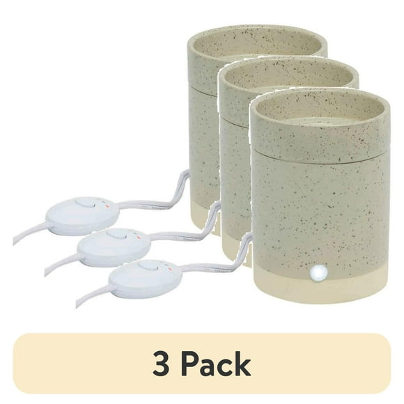 (3 pack) Mainstays Electric Speckled Gray Ceramic Oil Warmer, Single Pack