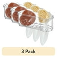 thumbnail image 1 of (3 pack) Mainstays Plastic Kitchen Sponge Holder Sink Caddy, Clear, 1 of 4