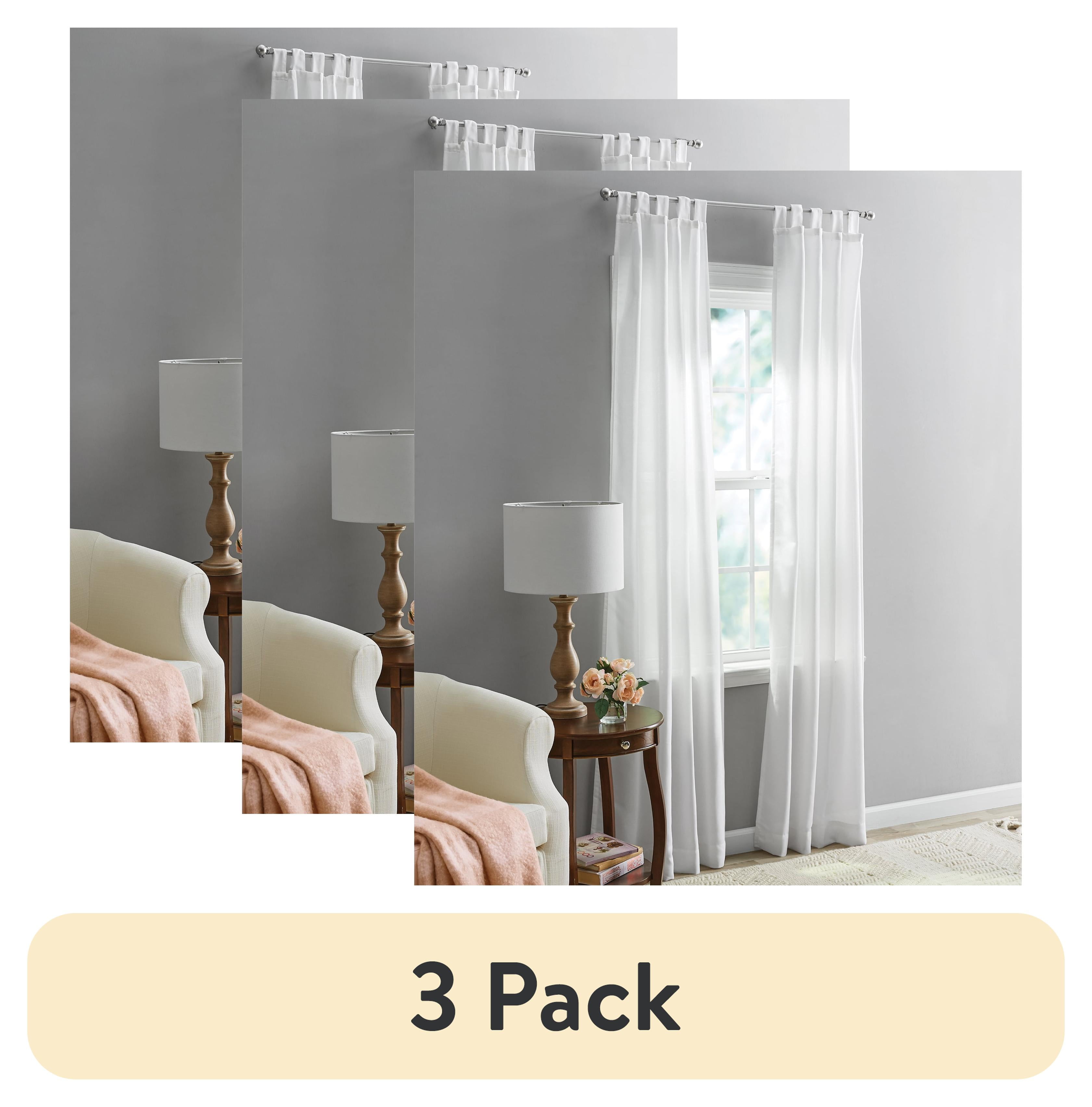 Free Shipping! Mainstays Light Filtering Tab Top Curtain Panels, 2Pack — free download